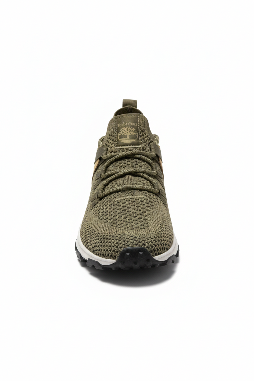Timberland, winsor trail lace up olive knit