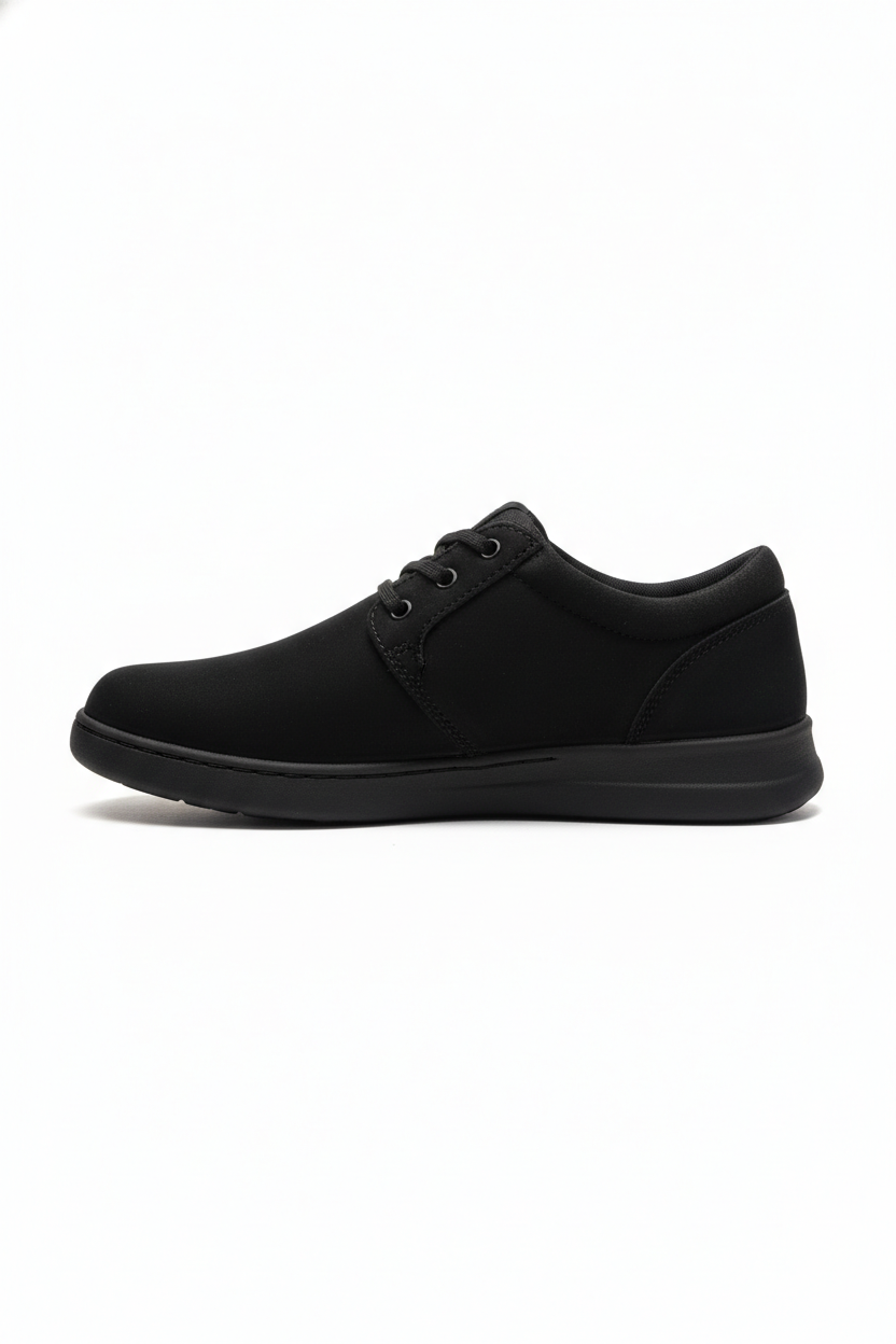 Timberland נעלי BRADSTREET אוקספורד - צבע שחור עור הפוך
