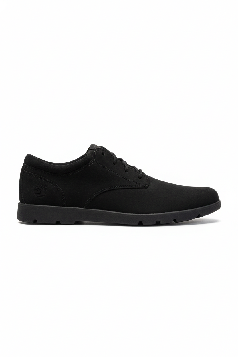 Timberland נעלי BRADSTREET אוקספורד - צבע שחור עור הפוך